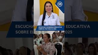 Escuchan comunidad educativa sobre el PAE para el 2025 [upl. by Ylrebmit]