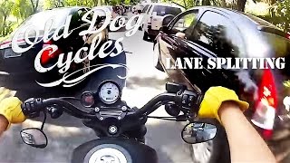 Lane Splitting  Commuting in Sao Paulo [upl. by Cianca]