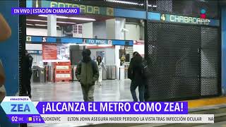 Metro CDMX Así el panorama esta mañana en la estación Chabacano  Noticias con Francisco Zea [upl. by Gewirtz204]