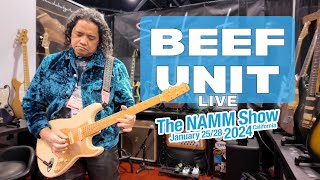 BEEF UNIT Perf De Castro  live performance at NAMM 2024 [upl. by Eddie]