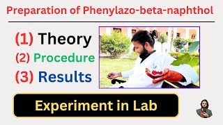 Preparation of Phenylazobetanaphthol  MSc Chemistry Lab DU chemistryexperiment [upl. by Malvin]