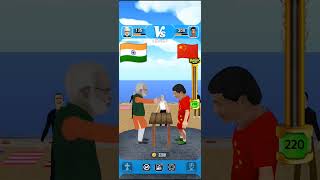 Slapping competition India versus China [upl. by Ahsinrad]