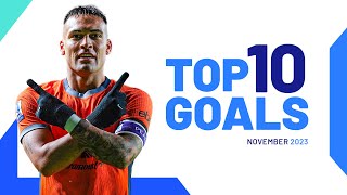 The top 10 goals of November  Top Goals  Serie A 202324 [upl. by Elockcin477]