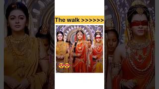 Best walk ever😍shortsfeed shortbeta trendingshorts viral youtubeshorts mahabharat draupadi [upl. by Sayres]