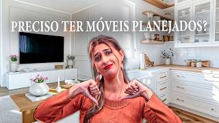 É POSSIVEL TER UMA CASA BONITA SEM MÓVEIS PLANEJADOS [upl. by Nede]