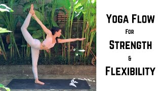 Strength and Flexibility Vinyasa Yoga Flow  45Minutes [upl. by Tull]