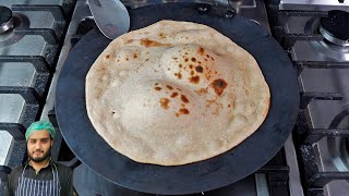 Atta tandoori roti on tawa  hotel style  homemade whole wheat tandoori roti without tandoor [upl. by Vinita]