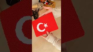 Bugün Cumhuriyetin 101 Yılı cumhuriyet mustafakemalatatürk türkbayrağı punchneedleart diy [upl. by Charmaine]