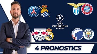 🇪🇺 Pronostic Foot LIGUE DES CHAMPIONS  Mes 4 PRONOSTICS  Ligue des Champions [upl. by Eneles]