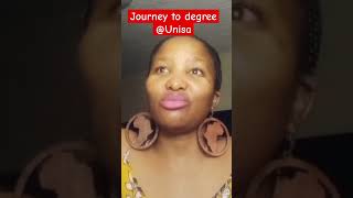 My journey towards getting a degree at Unisa determination unisa motivation [upl. by Waiter]