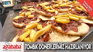 Tombik Et Döner Hazırlanışı  Ağababa Döner [upl. by Elletnahs41]