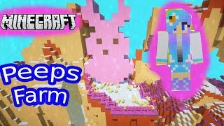 Minecraft Giant Bunny PEEPS Chick Farm Cookie Swirl C Video [upl. by Cathie]