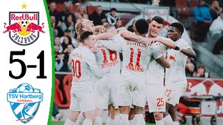 RB Salzburg vs Hartberg 51 All Goals and Extended Highlights [upl. by Dib]