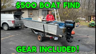 Unbelievable 500 Boat Find [upl. by Aerdnad]