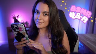 ASMR QampA Answering YOUR Questions ✨ [upl. by Atirrehs]