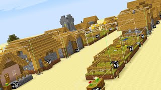 MASSIVE VILLAGE SEED  Biggest Village in MCPE  Minecraft PE Pocket Edition [upl. by Otir]