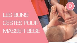 Comment masser son bébé   Puériculture [upl. by Marjy305]