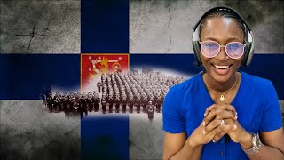 Kauan on Kärsitty  Finnish Guard Marching Song  REACTION [upl. by Niledam]