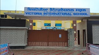 Main Gate Boundary wall and library of Victoria International schoolTanda [upl. by Corbet]