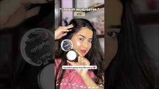 Affordable Gorgeous most silver highlighter😍 highlighter silver viralvideo shorts foryou fyp [upl. by Adnovad]