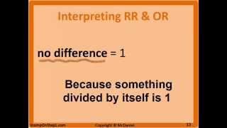 Odds Ratio amp Relative Risk Calculation amp Definition Probability amp Odds [upl. by Susie]