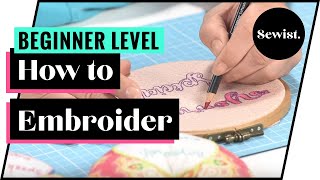 Embroidery Tips For Beginners [upl. by Swanhildas663]