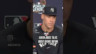 Aaron Judge Calls Ohtani the Best Player in the Game ⚾️ worldseries aaronjudge ohtani mlb ny [upl. by Tove]