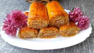 Turska baklava sa kadaifom i orasimaTurkish baklava with kadaif and walnuts POSNO [upl. by Grazia650]