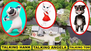 DRONE CATCHES TALKING HANK TALKING ANGELA AND TALKING TOM AT ABANDONED ALLEY YOU WONT BELIEVE IT [upl. by Niuq150]