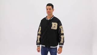 Mens Varsity College Jacket Baseball Bomber Jacket Vintage [upl. by Ettigirb]