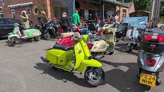 The Great Ashby Gathering 2024 merlinscooterclub [upl. by Nnylram]