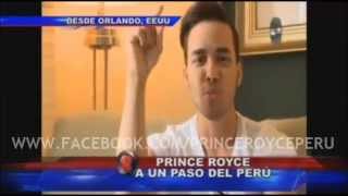 Prince Royce  Entrevista Perú [upl. by Klenk]