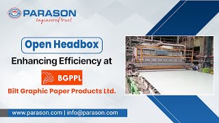 Unlock Superior Papermaking with the Parason Open Headbox [upl. by Singband]