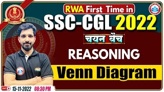 Venn Diagram Reasoning  SSC CGL Reasoning 28  Reasoning For SSC CGL  Reasoning By Sandeep Sir [upl. by Nhtanhoj]