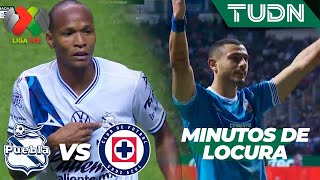 MINUTOS DE LOCURA Penal anulado y 2 golazos  Puebla vs Cruz Azul  Liga Mx AP2024  J12  TUDN [upl. by Schweitzer623]