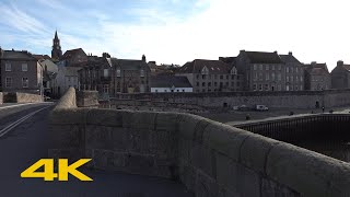 BerwickuponTweed Walk Town Centre【4K】 [upl. by Arzed]