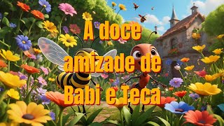 A doce amizade de Babi e Teca  História infantil educativa animada [upl. by Boland]