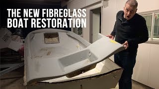 Rotten Transom  The NEW Fibreglass Boat Restoration Project  Part 2 [upl. by Hana]