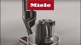 Miele Triflex HX1  Staubbehälter entleeren [upl. by Aneehc]