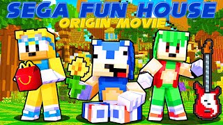 SEGA FUN HOUSE MINECRAFT  FULL ORIGIN MOVIE [upl. by Haggi577]