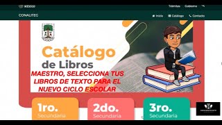 MAESTR ELIGE TUS LIBROS DE TEXTO EN CONALITEG [upl. by Nitaj]