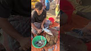 Amazing Fish Clening Skills youtubeshorts fishcuttingskills viralvideo [upl. by Louisette]