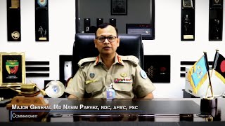 Major General Md Nasim Parvez ndc afwc psc welcomes BIPSOT students to POTI [upl. by Nylrats]