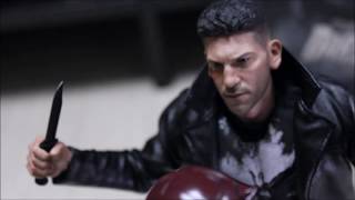 UNBOXING Hot Toys The Punisher Marvels Daredevil 16 Figure [upl. by Eiznikam223]