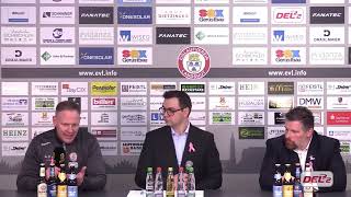 EV Landshut vs Ravensburg Towerstars 11102024  Pressekonferenz [upl. by Viv980]