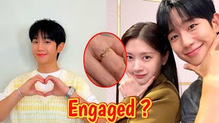 Jung hae in And Jung So min Announce Their Engagement [upl. by Zaccaria]