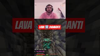 LAVA ➡️ DIAMANTI 💎 minecraft minecraftmemes perte minecraftshorts [upl. by Viki]