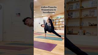 우르드바 프라사리타 에카파다아사나에서 바시스타아사나로 이어지는 수련입니다 urdhvaprasaritaekapadasana vasisthasana [upl. by Kcirdle]