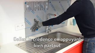 Comment poser une crédence inox [upl. by Naols]