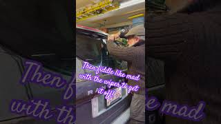 How to change the rear wiper blade on a Range Rover l322 l405 wipers service easyjob hereshow [upl. by Nivram]